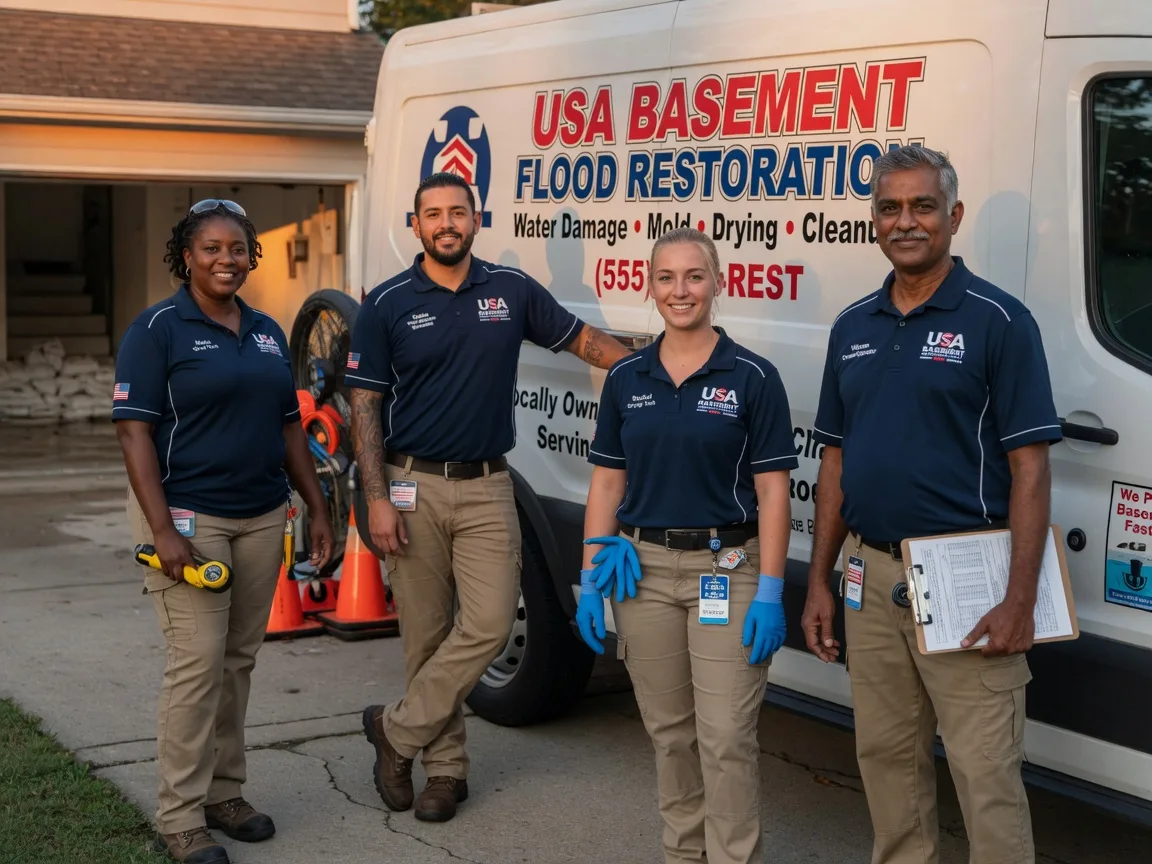 Basement Flood Cleanup company in Rochert, MN